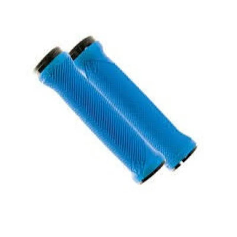 Manșoane pentru bicicletă RACE FACE Grips Love Handle Blue Plată securizată